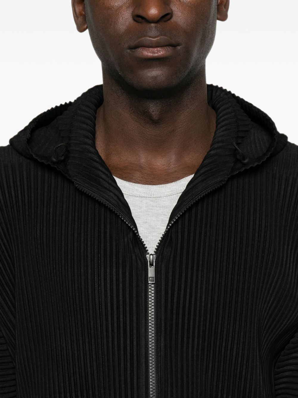 Homme Plisse' Issey Miyake Men Pleated Hoodie HOMME PLISSE ISSEY MIYAKE