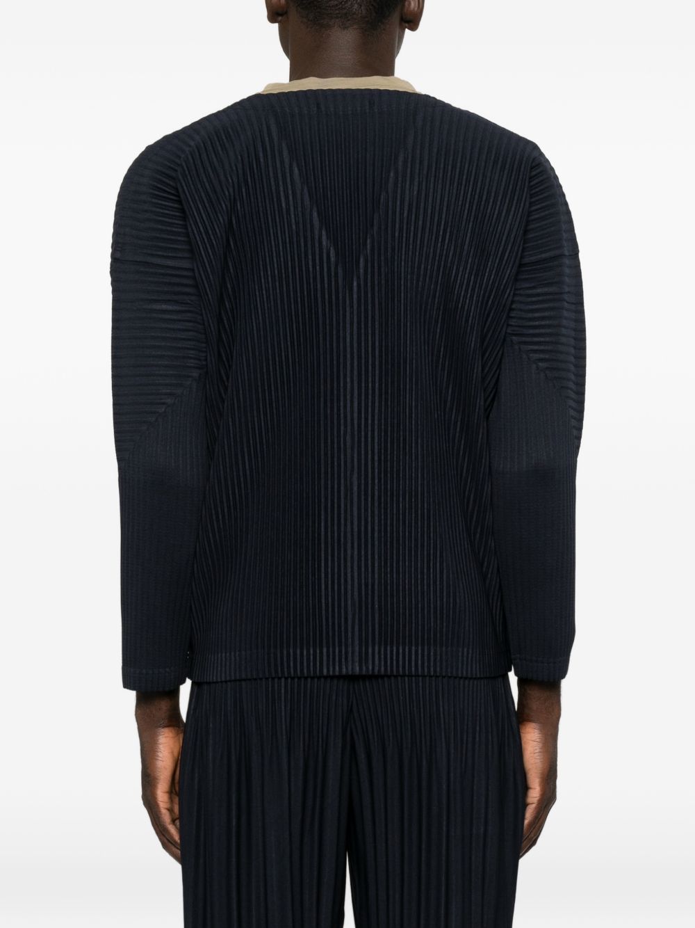 Homme Plisse' Issey Miyake Men Pleated Cardigan HOMME PLISSE ISSEY MIYAKE