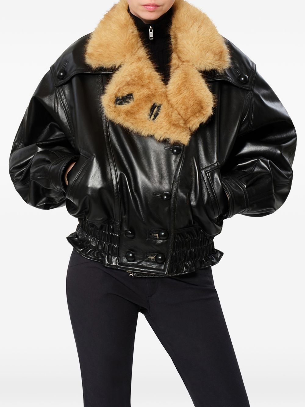 Isabel Marant Women Valina Leather Jacket ISABEL MARANT