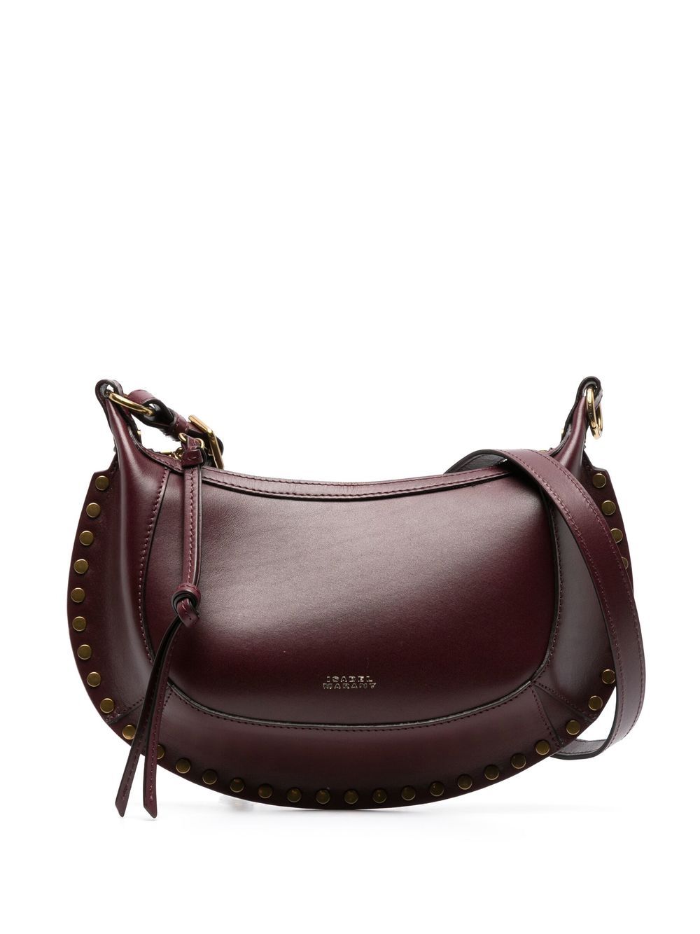 Isabel Marant Women Oskan Moon Leather Shoulder Bag ISABEL MARANT