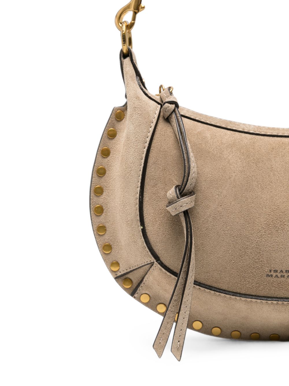 Isabel Marant Women Oskan Moon Leather Shoulder Bag ISABEL MARANT