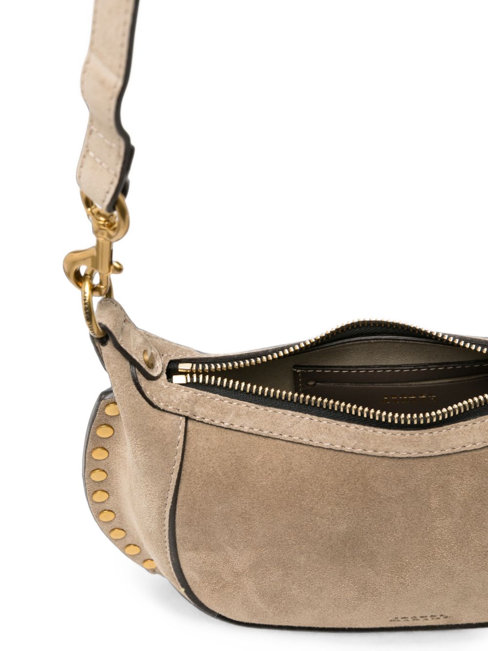 Isabel Marant Women Oskan Moon Leather Shoulder Bag ISABEL MARANT
