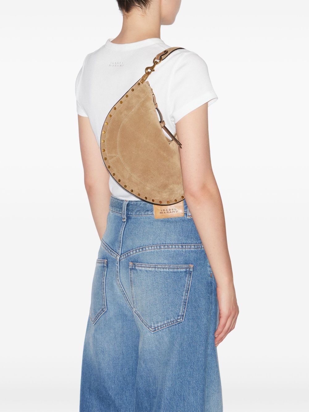 Isabel Marant Women Oskan Soft Leather Shoulder Bag ISABEL MARANT