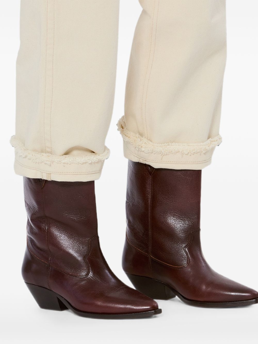 Isabel Marant Women Duerto Leather Boots ISABEL MARANT