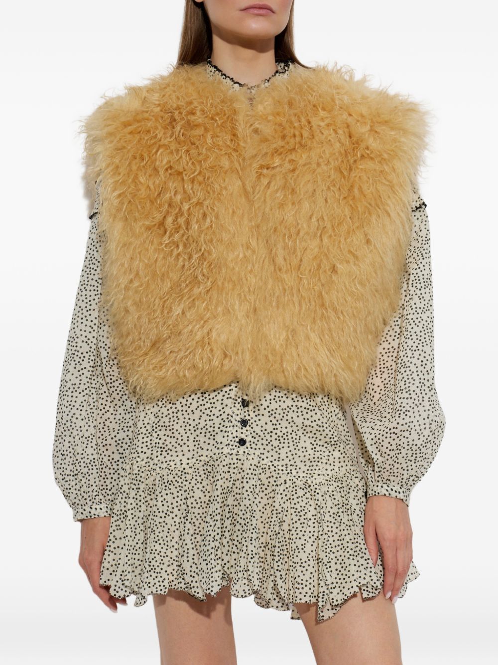 Isabel Marant Women Florana Faux Fur Vest ISABEL MARANT
