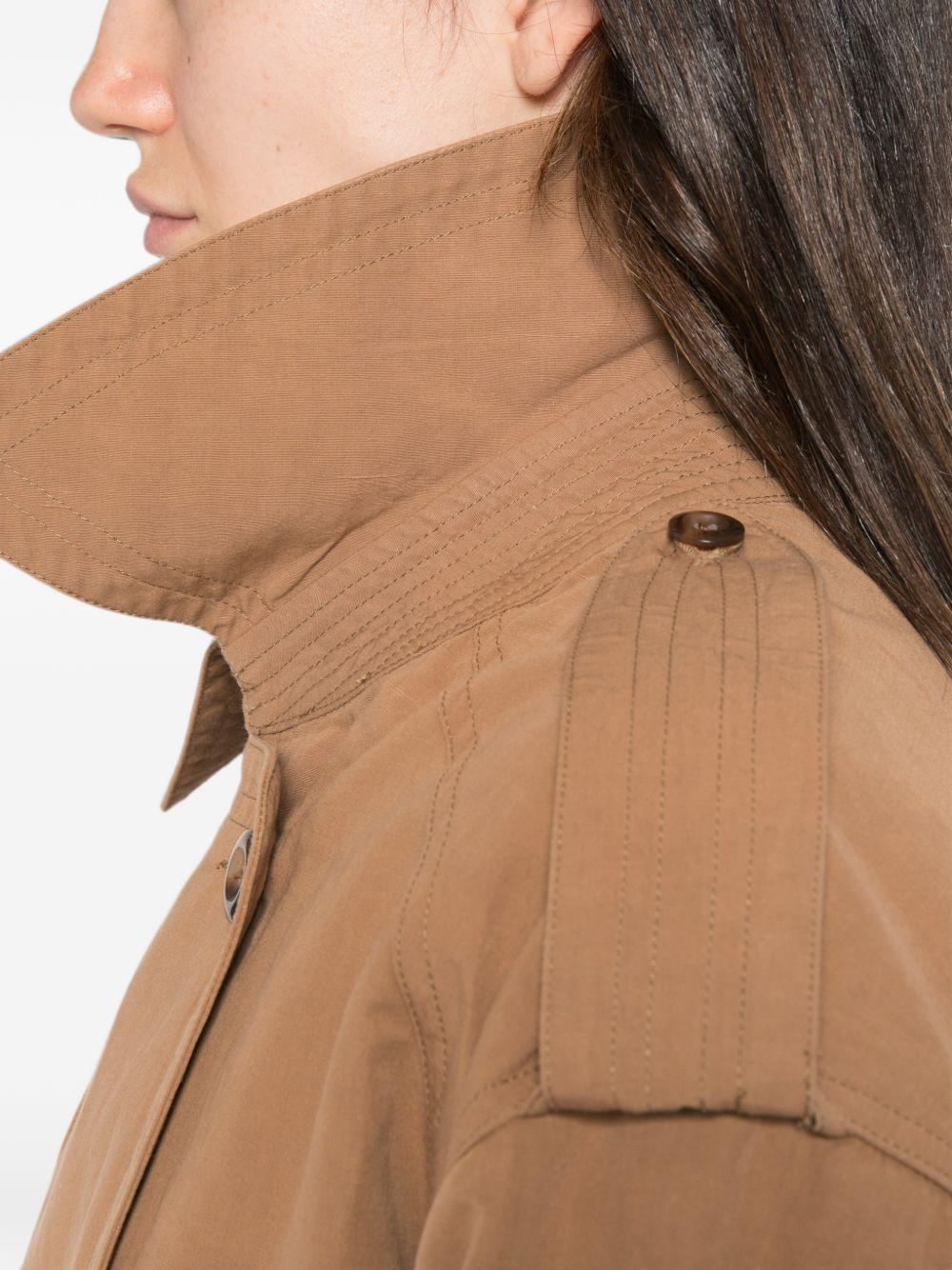 Isabel Marant Women Violette Cotton Trench Coat