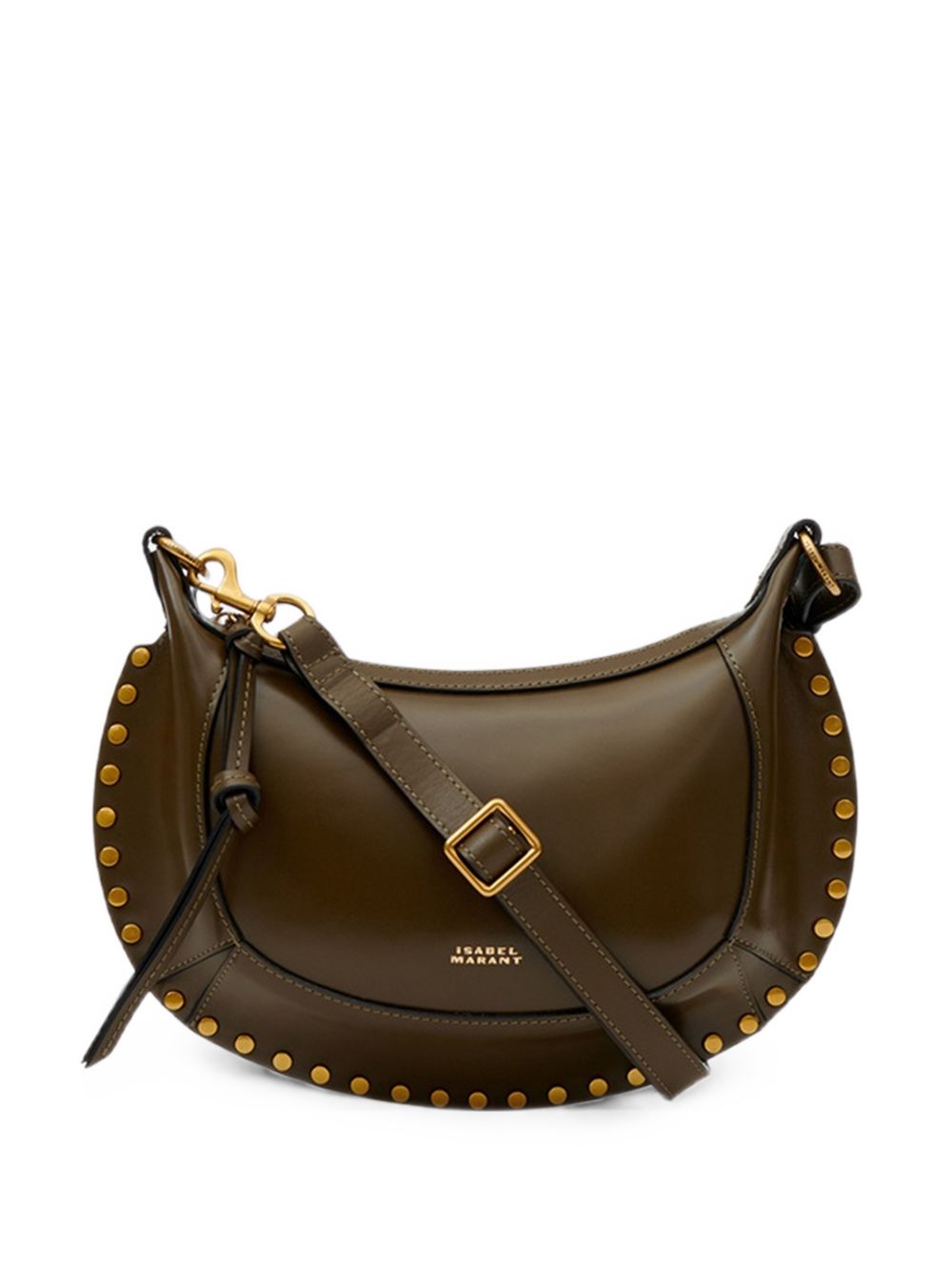 Isabel Marant Women Oskan Moon Leather Shoulder Bag ISABEL MARANT