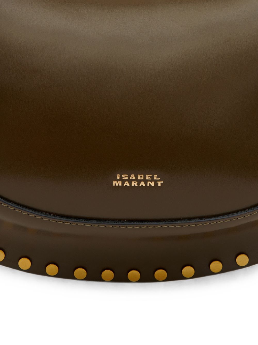 Isabel Marant Women Oskan Moon Leather Shoulder Bag ISABEL MARANT