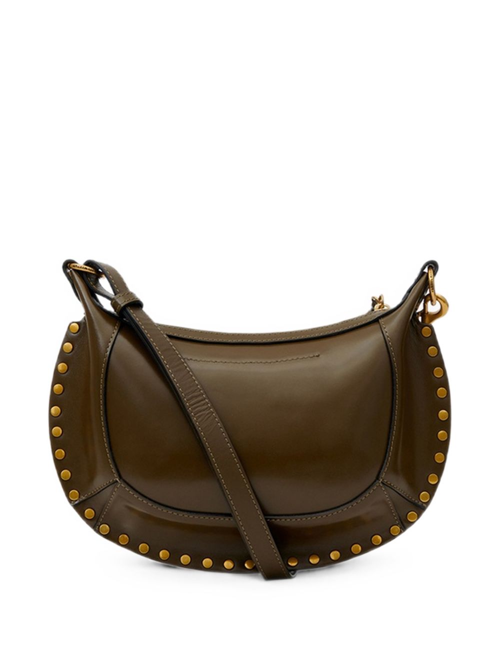 Isabel Marant Women Oskan Moon Leather Shoulder Bag ISABEL MARANT