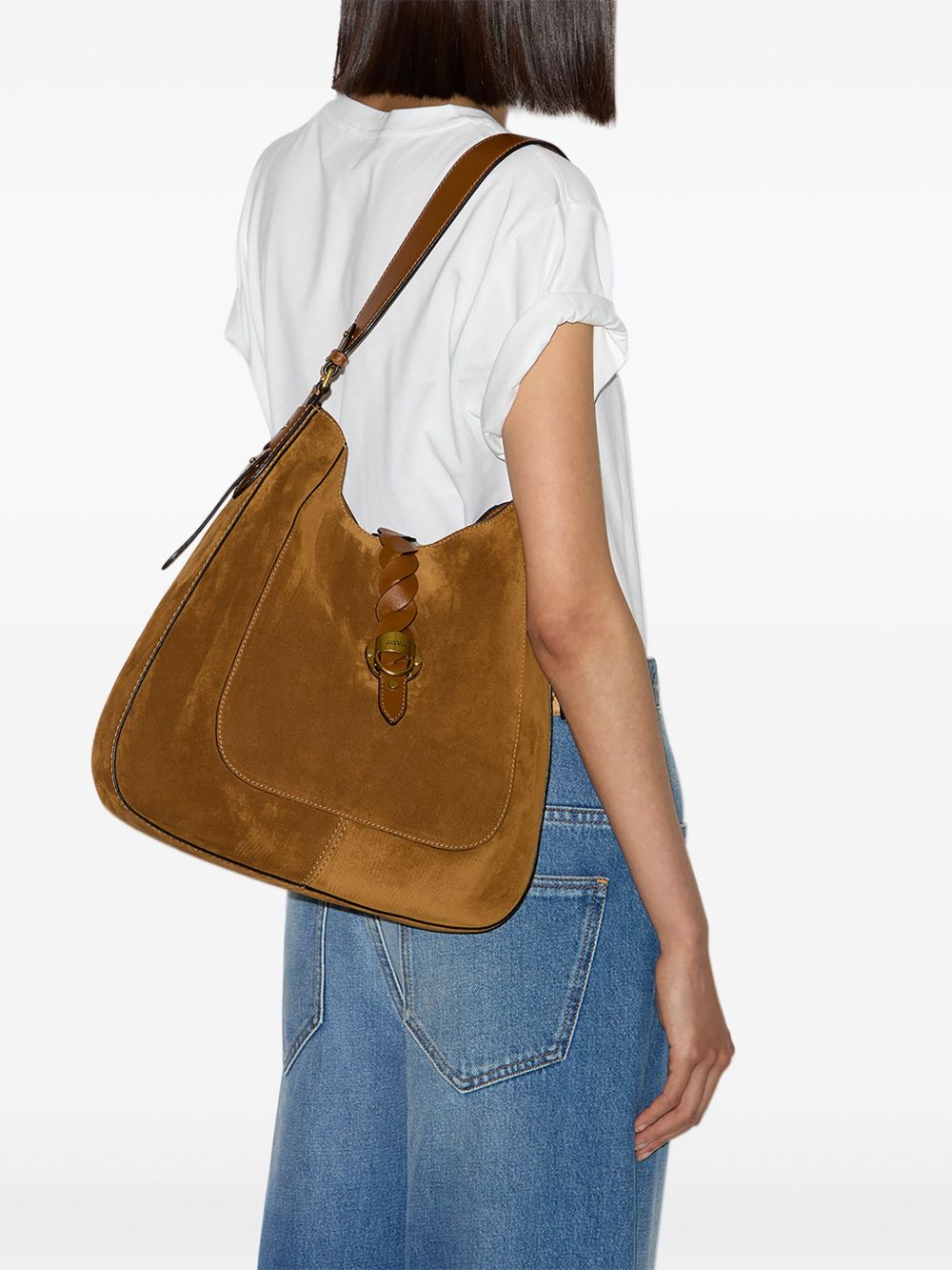 Isabel Marant Women Altay Suede Leather Hobo Bag ISABEL MARANT
