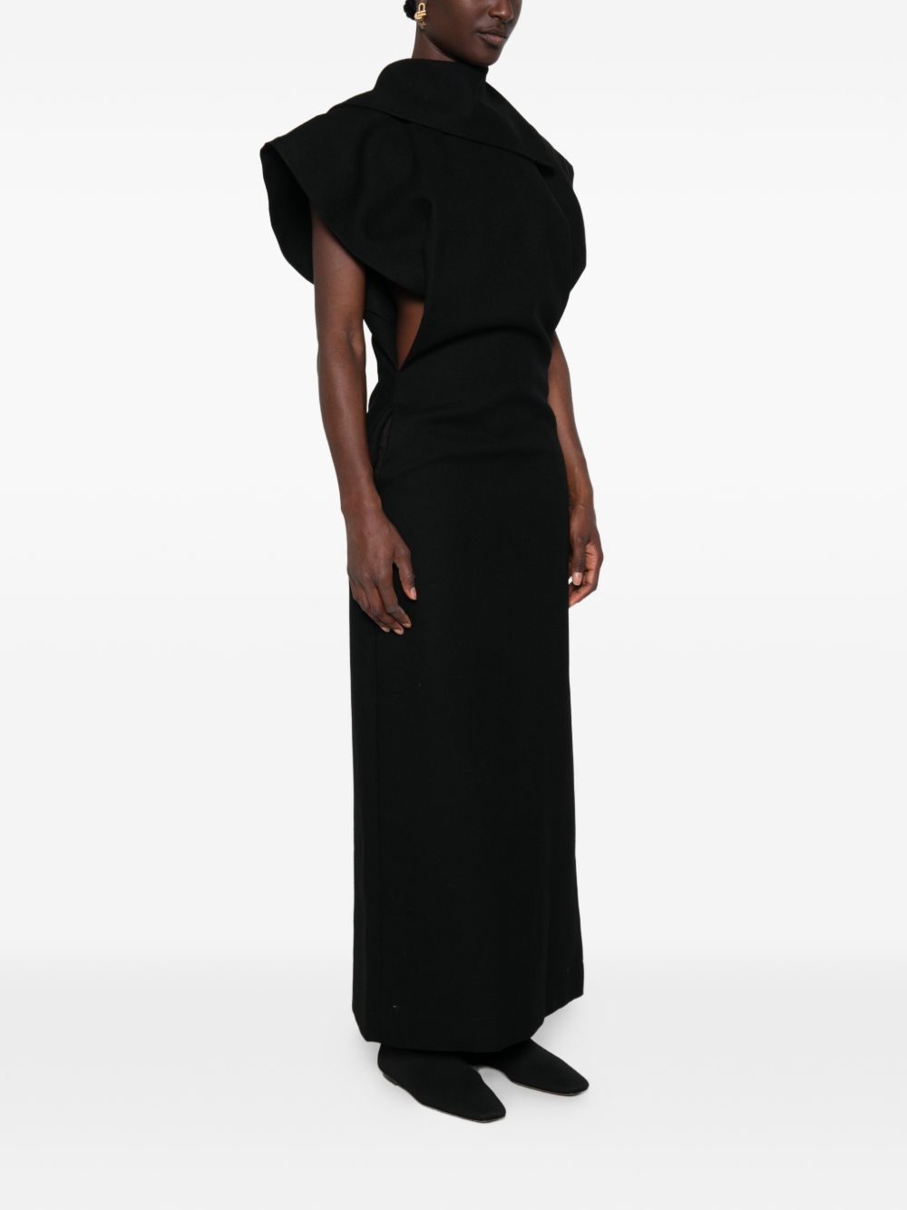 Issey Miyake Women Wool Midi Dress ISSEY MIYAKE