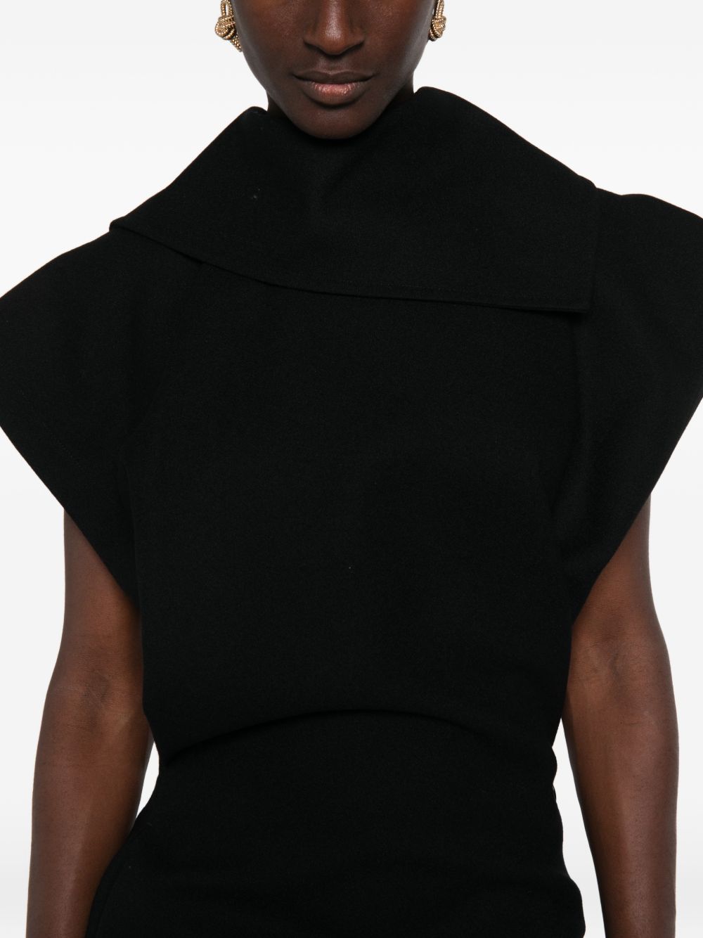 Issey Miyake Women Wool Midi Dress ISSEY MIYAKE