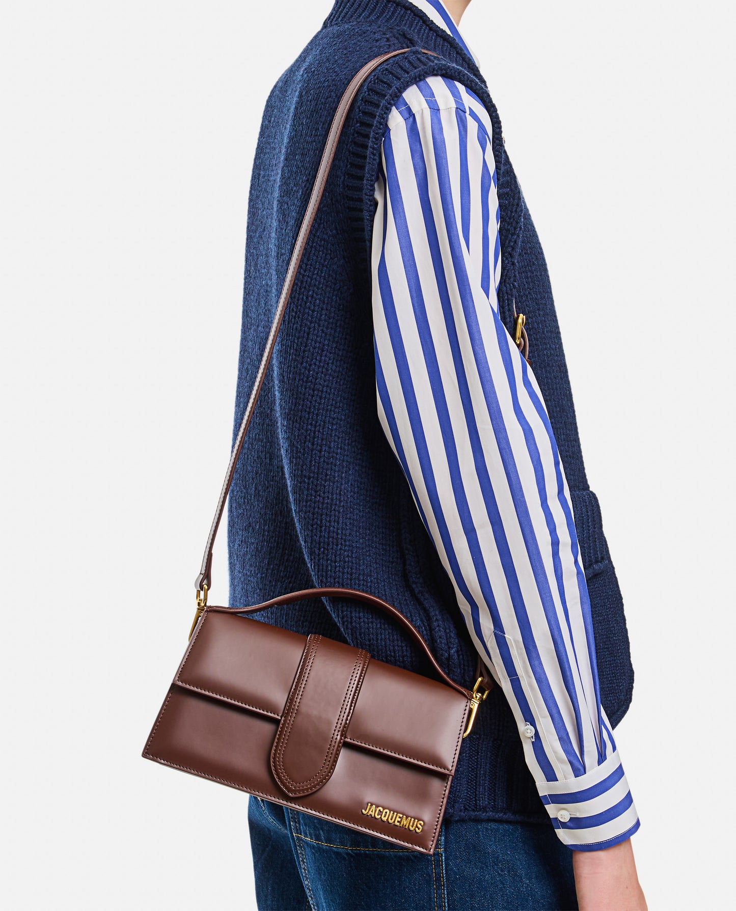 Jacquemus Women Le Grand Bambino Leather Shoulder Bag JACQUEMUS