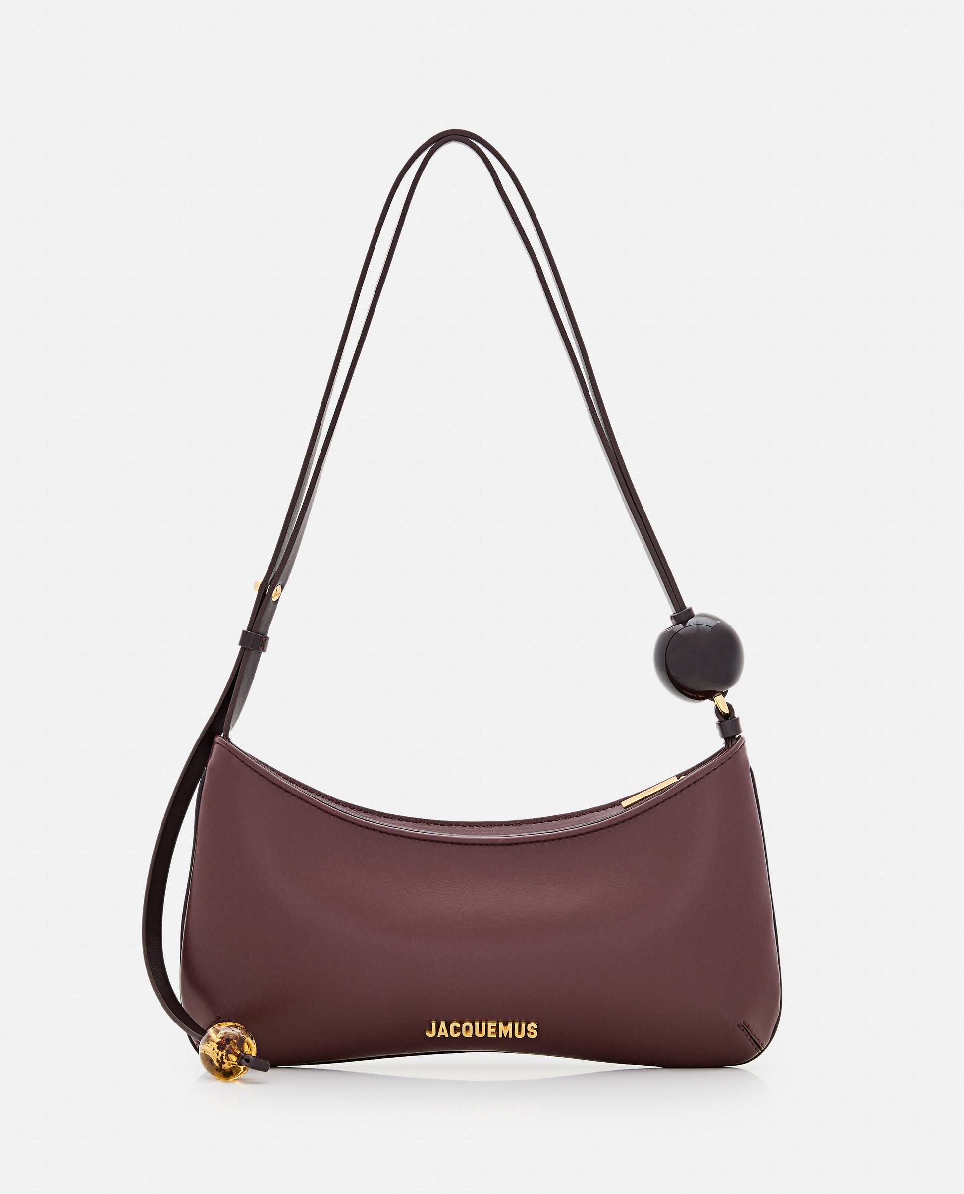 Jacquemus Women Le Bisou Perle Leather Shoulder Bag JACQUEMUS