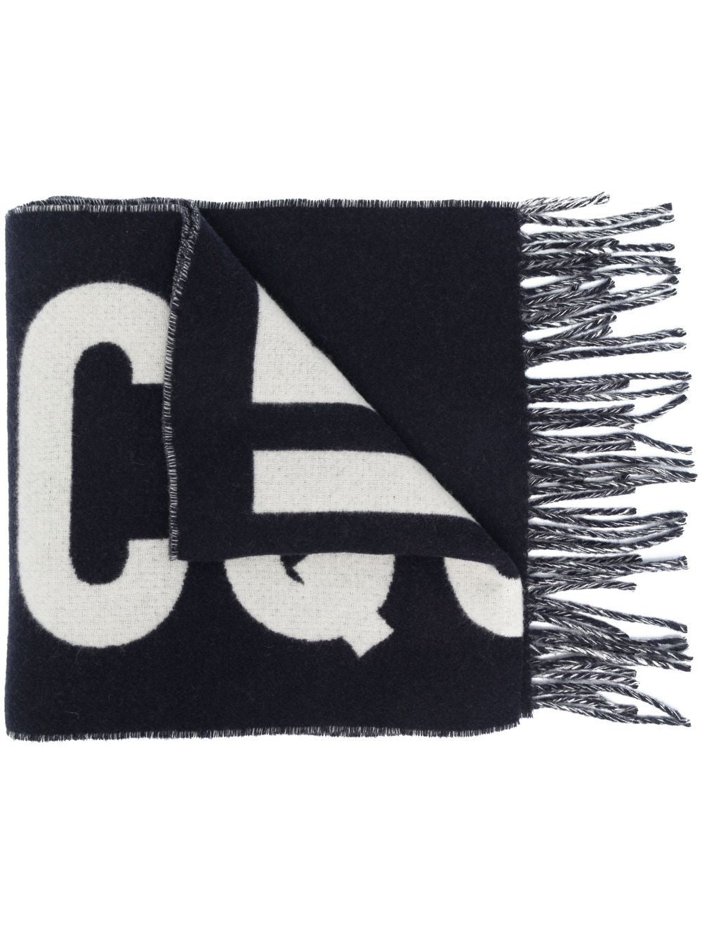 Jacquemus Men Logo Wool Scarf