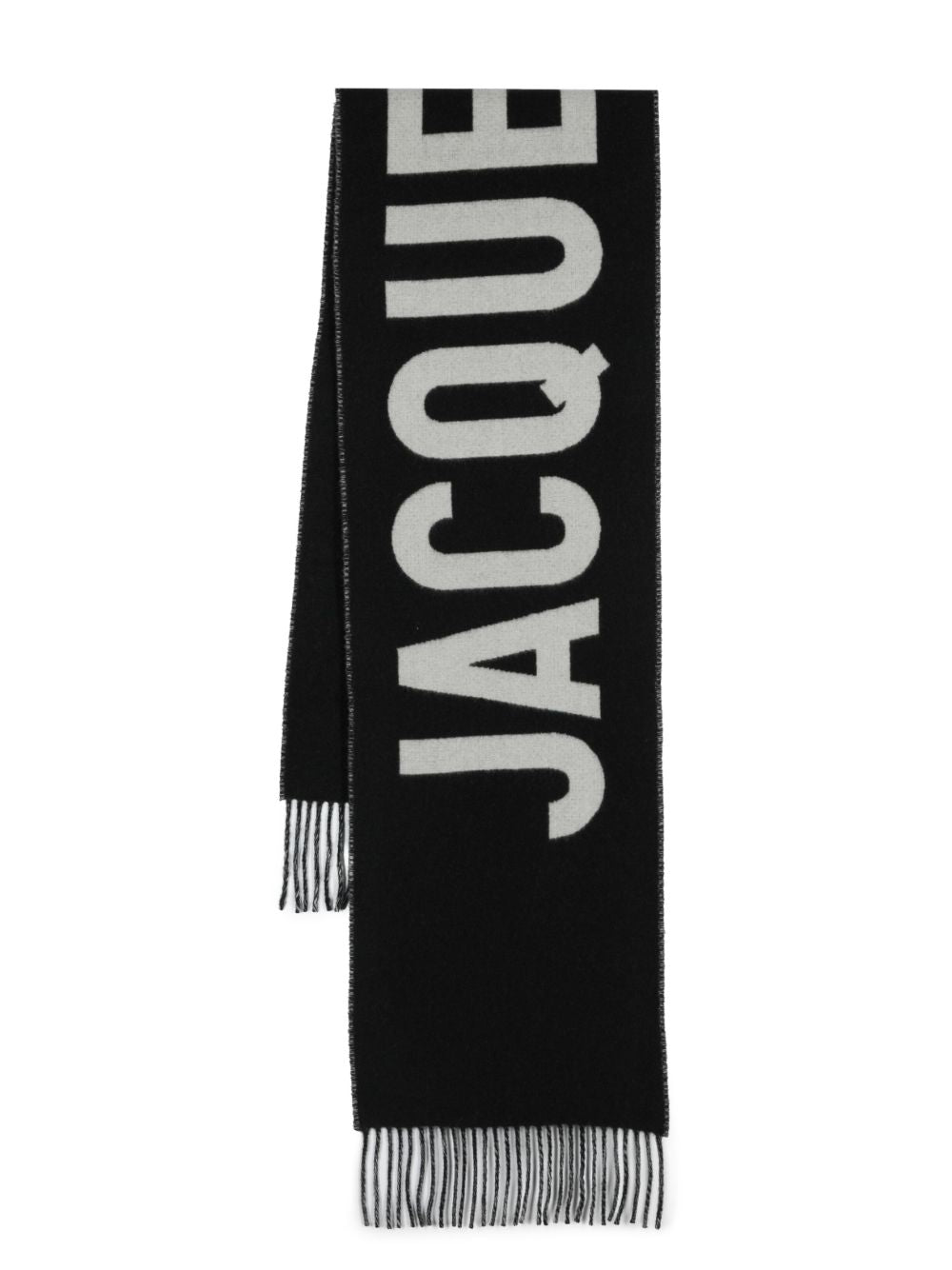 Jacquemus Men Logo Wool Scarf