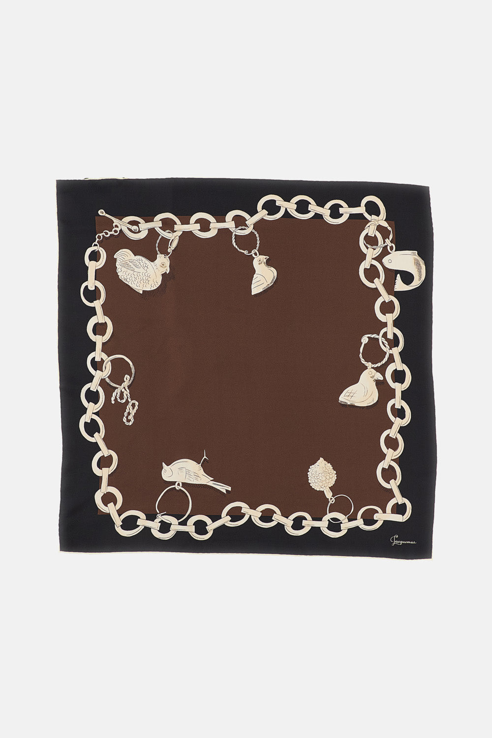 Jacquemus Women Pampille Silk Scarf