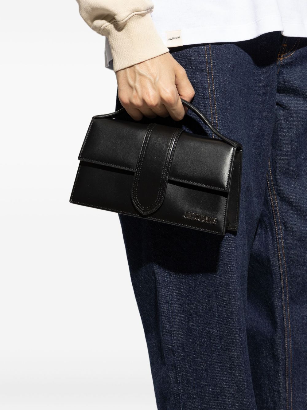 Jacquemus Women Le Grand Bambino Leather Shoudler Bag JACQUEMUS