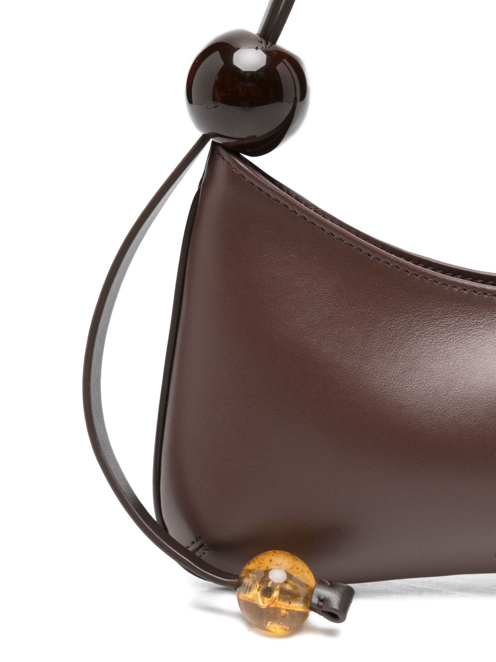 Jacquemus Women Le Bisou Perle Leather Shoulder Bag JACQUEMUS
