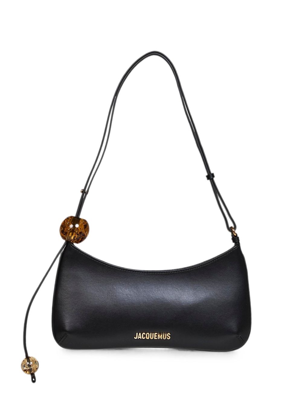 Jacquemus Women Le Bisou Perle Leather Shoulder Bag