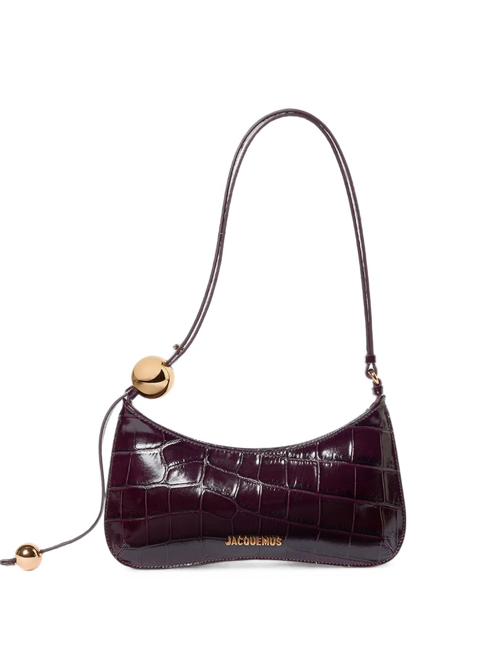Jacquemus Women Le Bisou Perle Leather Shoulder Bag JACQUEMUS