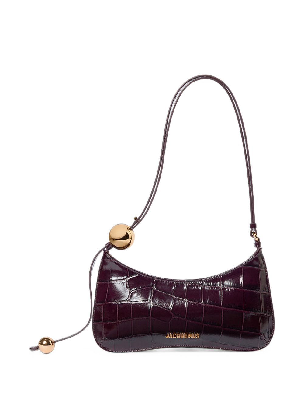 Jacquemus Women Le Bisou Perle Leather Shoulder Bag JACQUEMUS