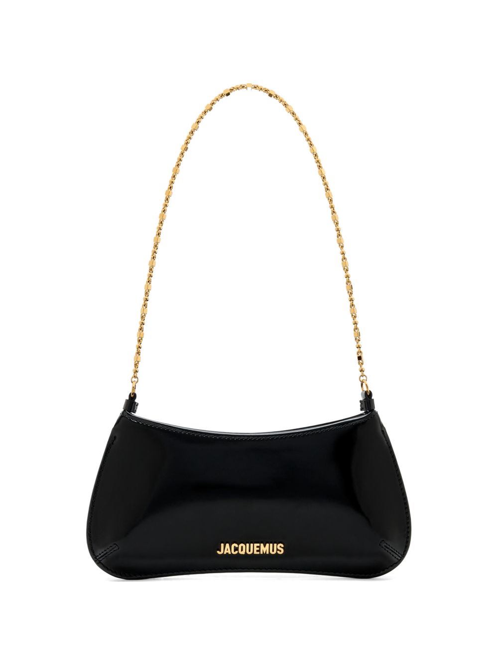 Jacquemus Women Le Petit Bisou Chaine Leather Shoulder Bag JACQUEMUS