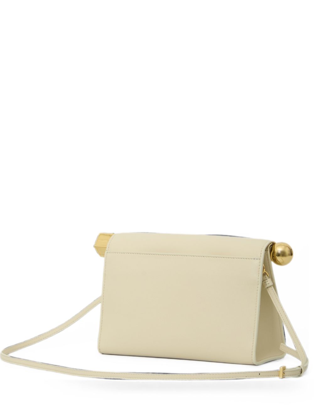 Jacquemus Women Le Sac Rond Carre Leather Clutch