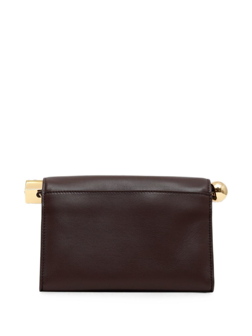 Jacquemus Women Le Sac Rond Carre Leather Clutch JACQUEMUS