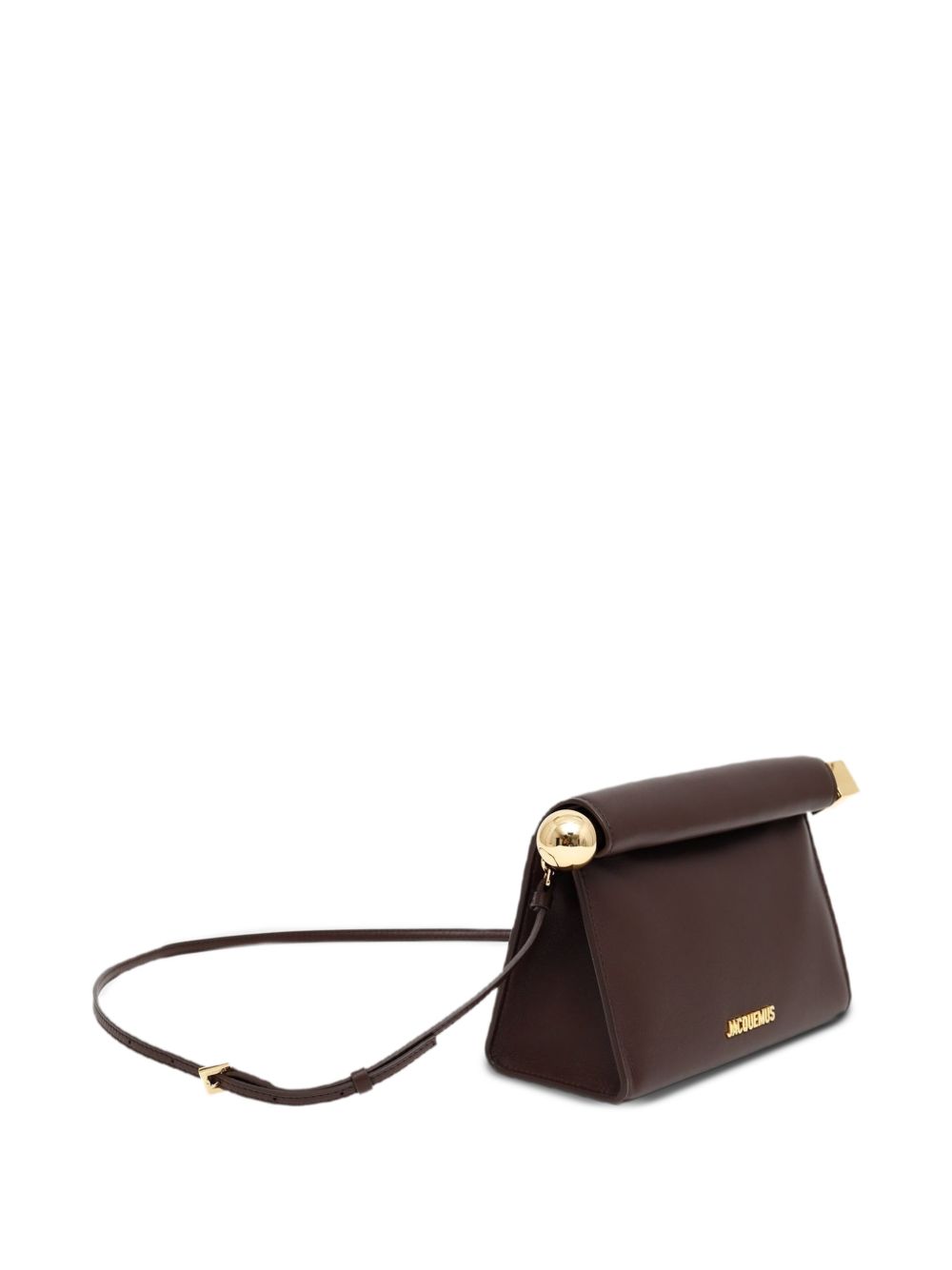 Jacquemus Women Le Sac Rond Carre Leather Clutch JACQUEMUS