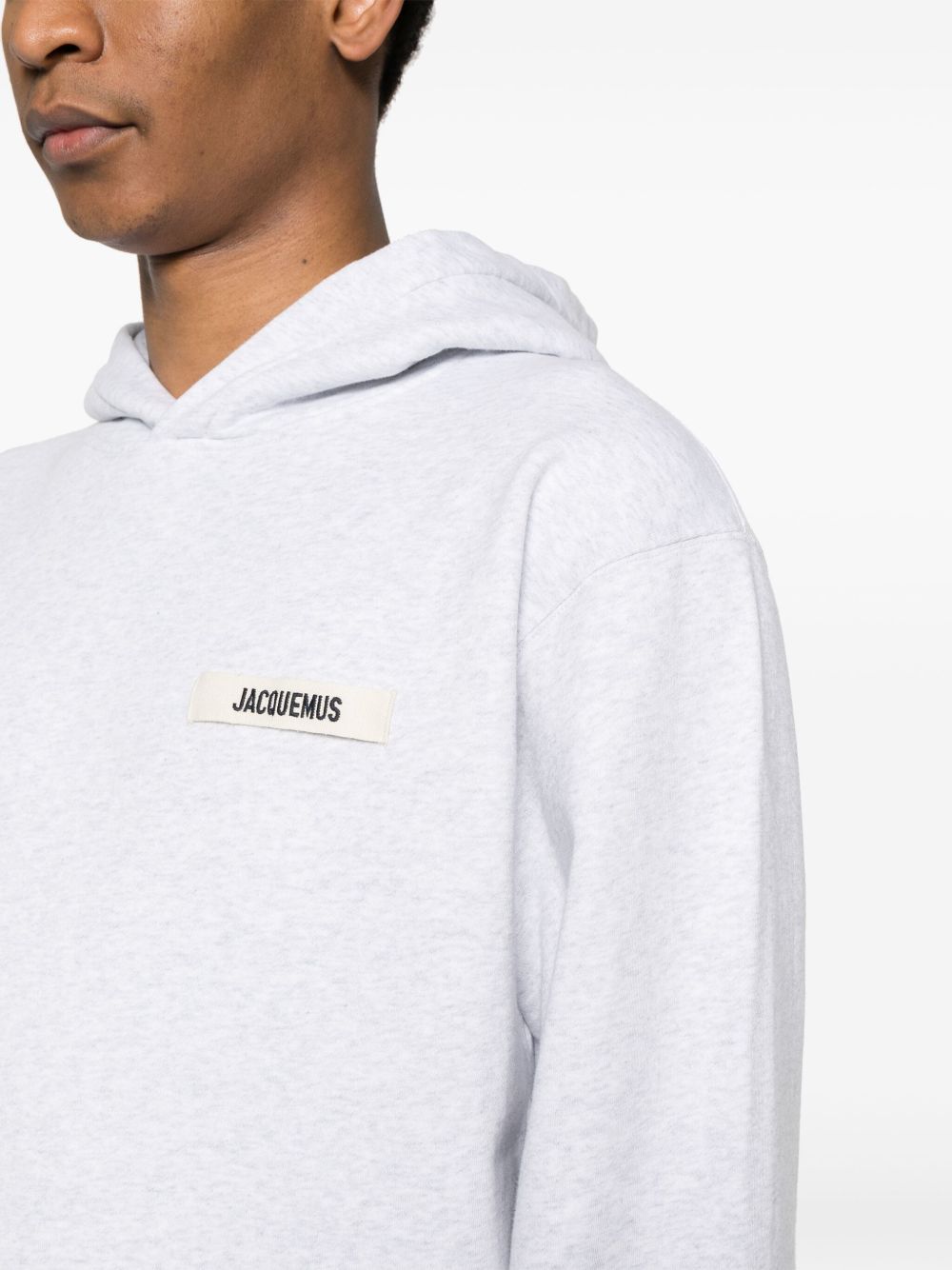 Jacquemus Men Logo Cotton Hoodie JACQUEMUS