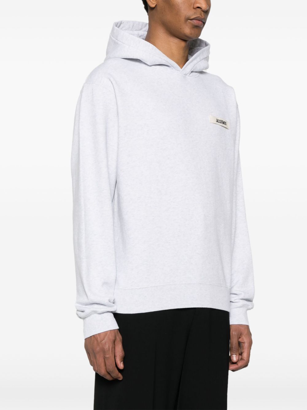 Jacquemus Men Logo Cotton Hoodie JACQUEMUS