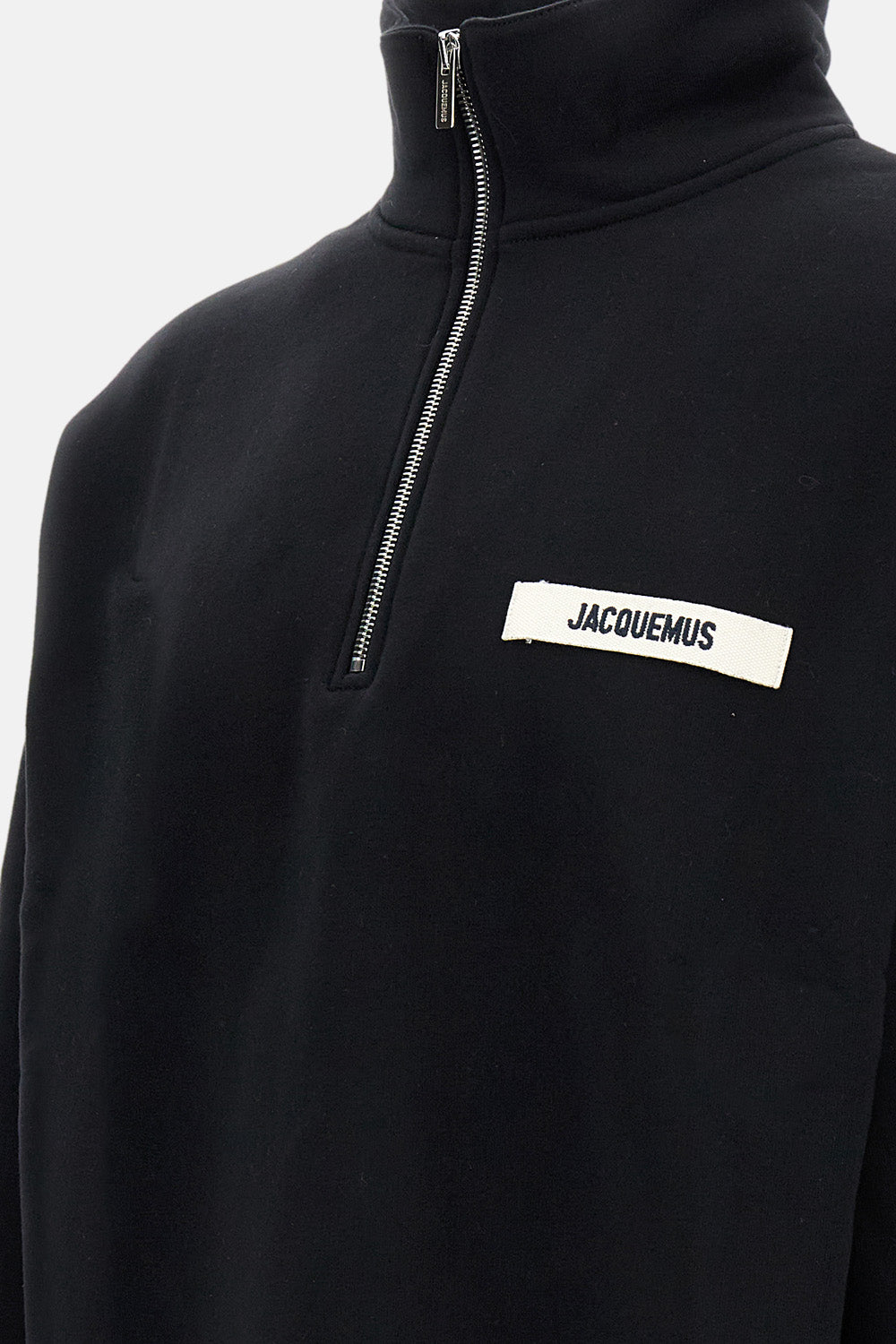 Jacquemus Men Zip Sweatshirt 'Le Camionneur Gros Grain' JACQUEMUS