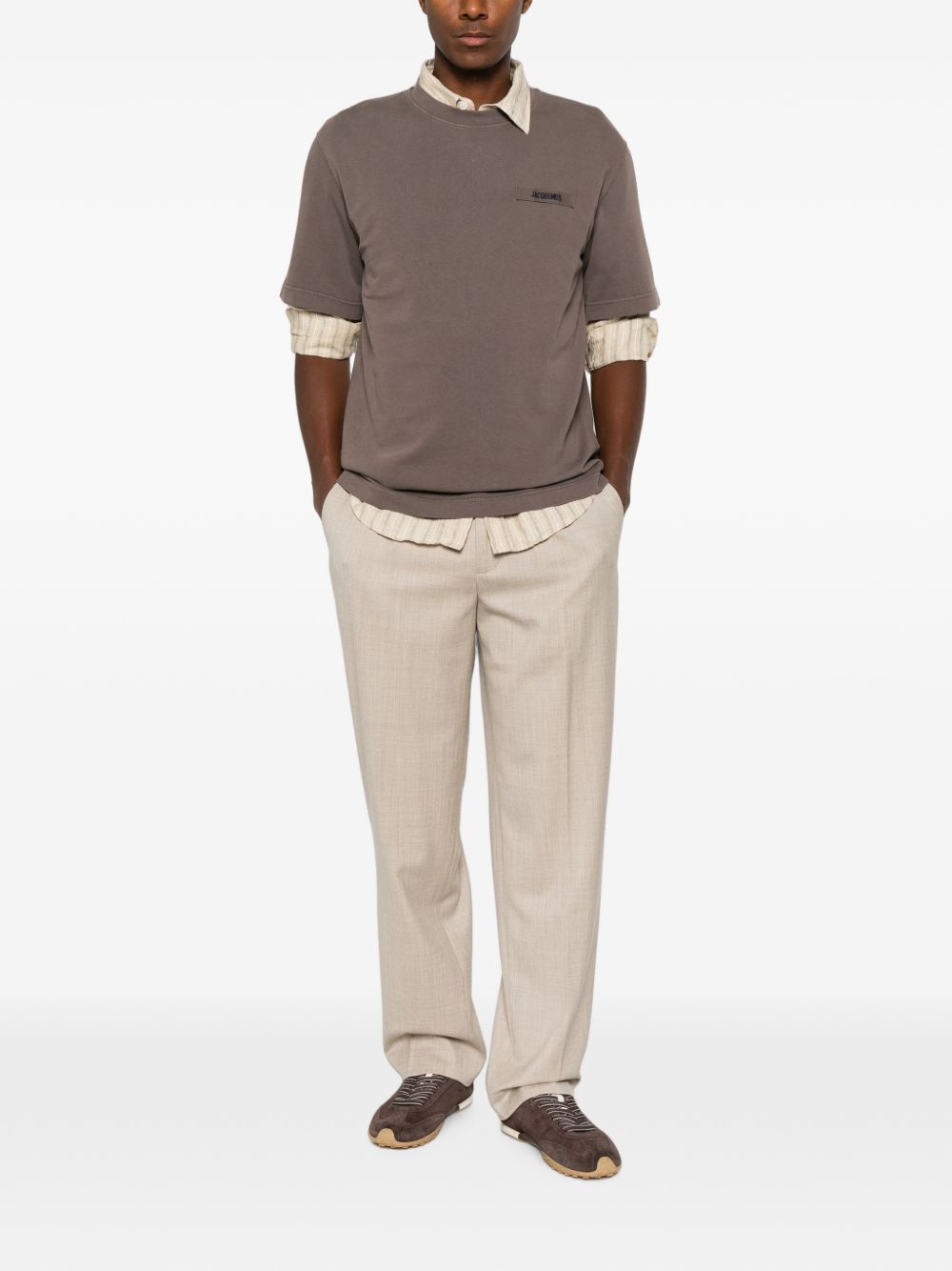 Jacquemus Men Logo Cotton T-Shirt JACQUEMUS