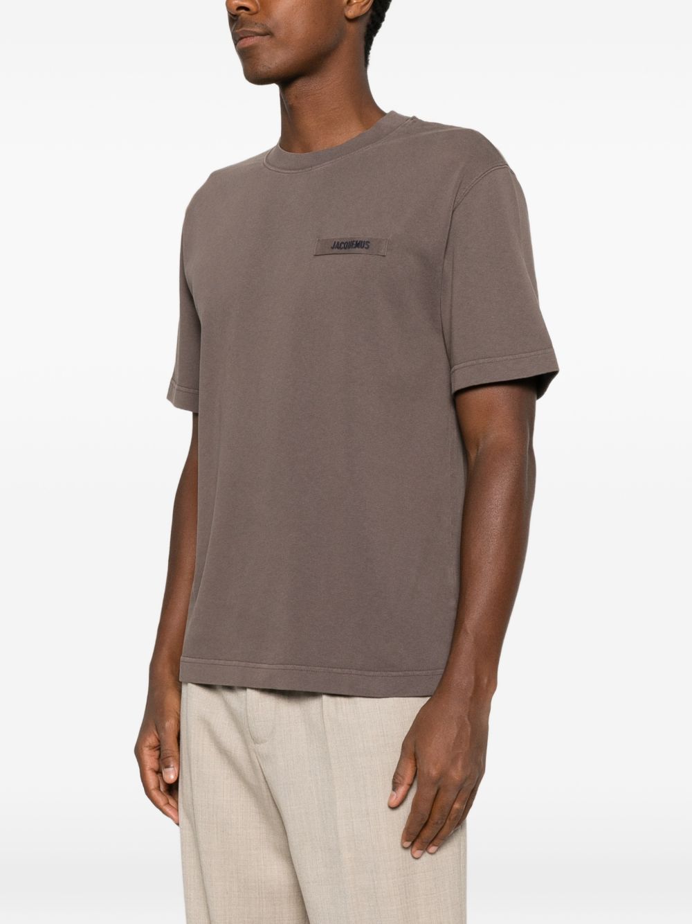 Jacquemus Men Logo Cotton T-Shirt JACQUEMUS