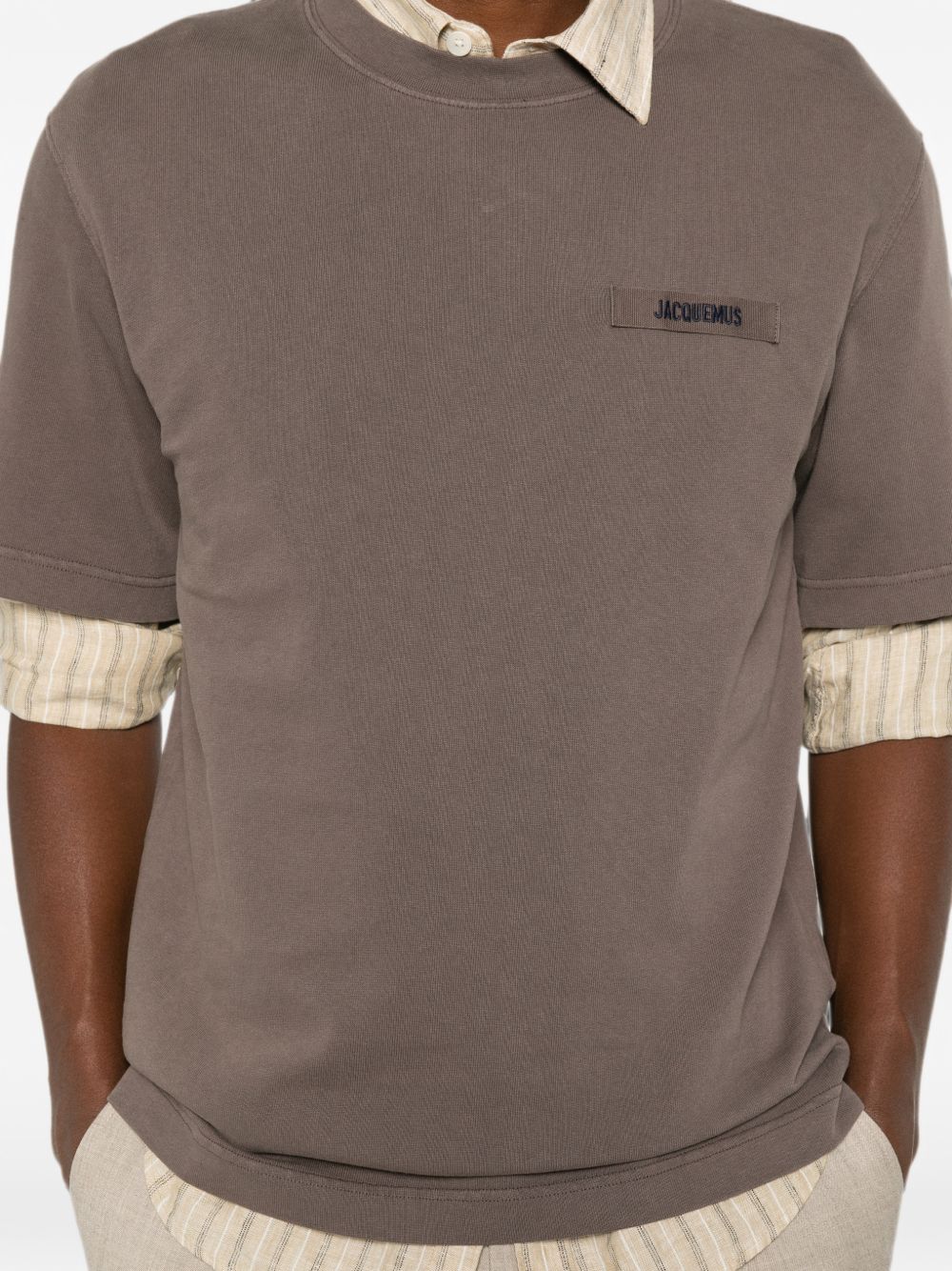 Jacquemus Men Logo Cotton T-Shirt JACQUEMUS