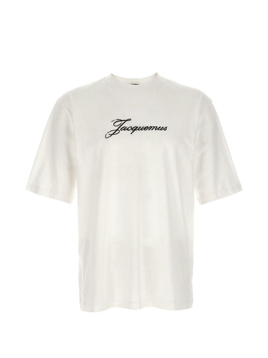 Jacquemus Men Logo Cotton T-Shirt