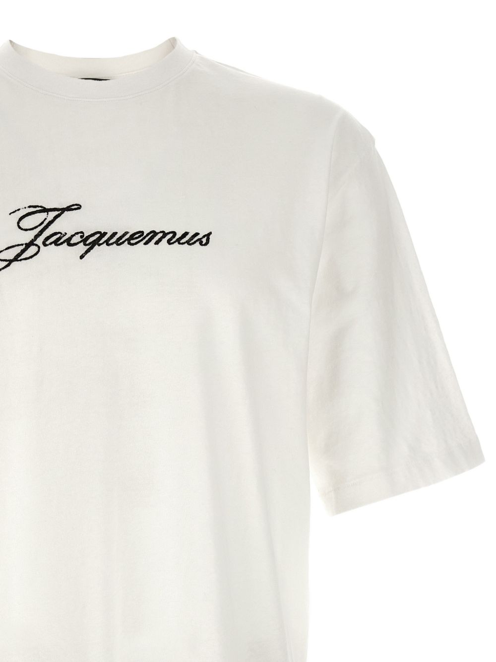 Jacquemus Men Logo Cotton T-Shirt