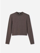 Jacquemus Women Long Sleeved Gros Grain T-Shirt JACQUEMUS