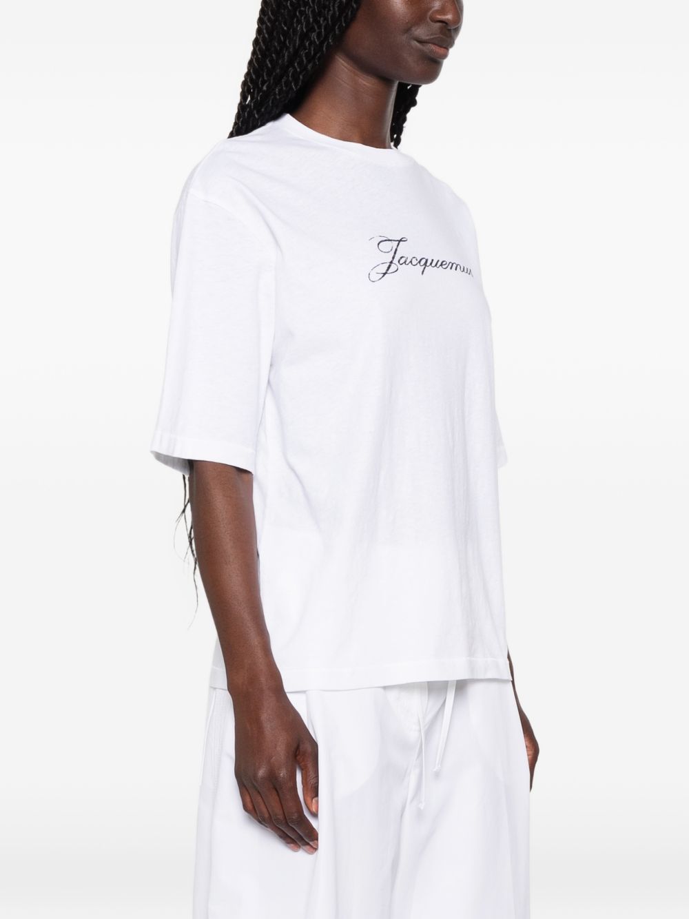 Jacquemus Women Logo Cotton T-Shirt