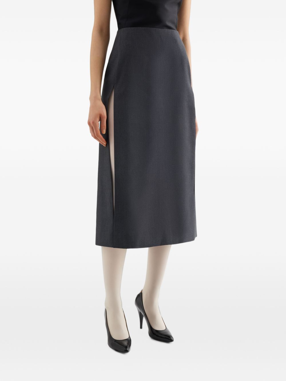 Jil Sander Women Wool Long Skirt JIL SANDER