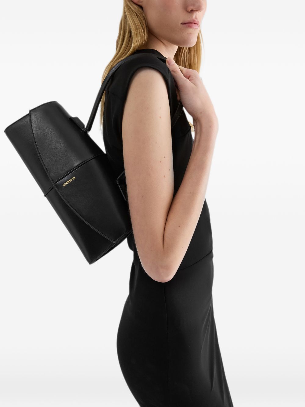 Jil Sander Women Linea Leather Shoulder Bag JIL SANDER