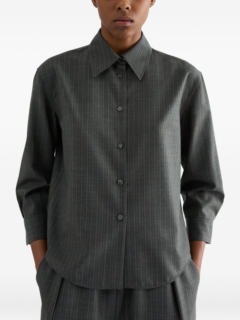 Jil Sander Women Wool Shirt JIL SANDER