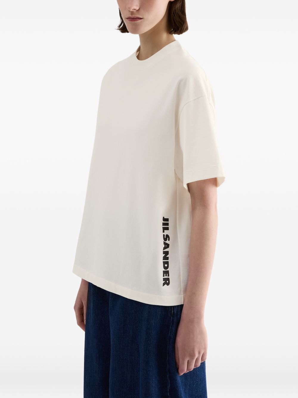 Jil Sander Women Cotton T-Shirt JIL SANDER