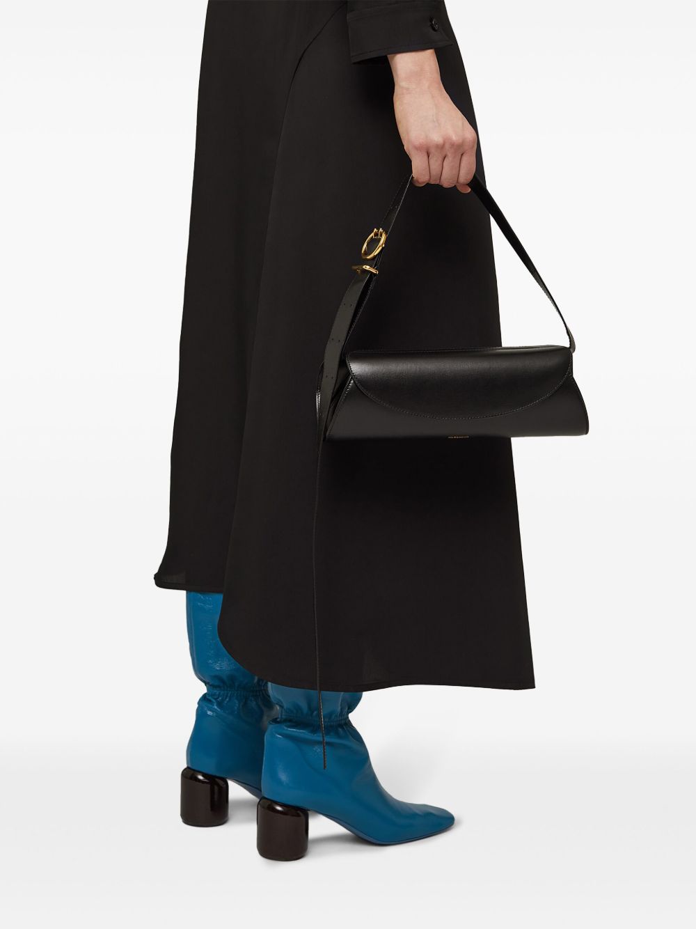 Jil Sander Women Cannolo Small Leather Shoulder JIL SANDER