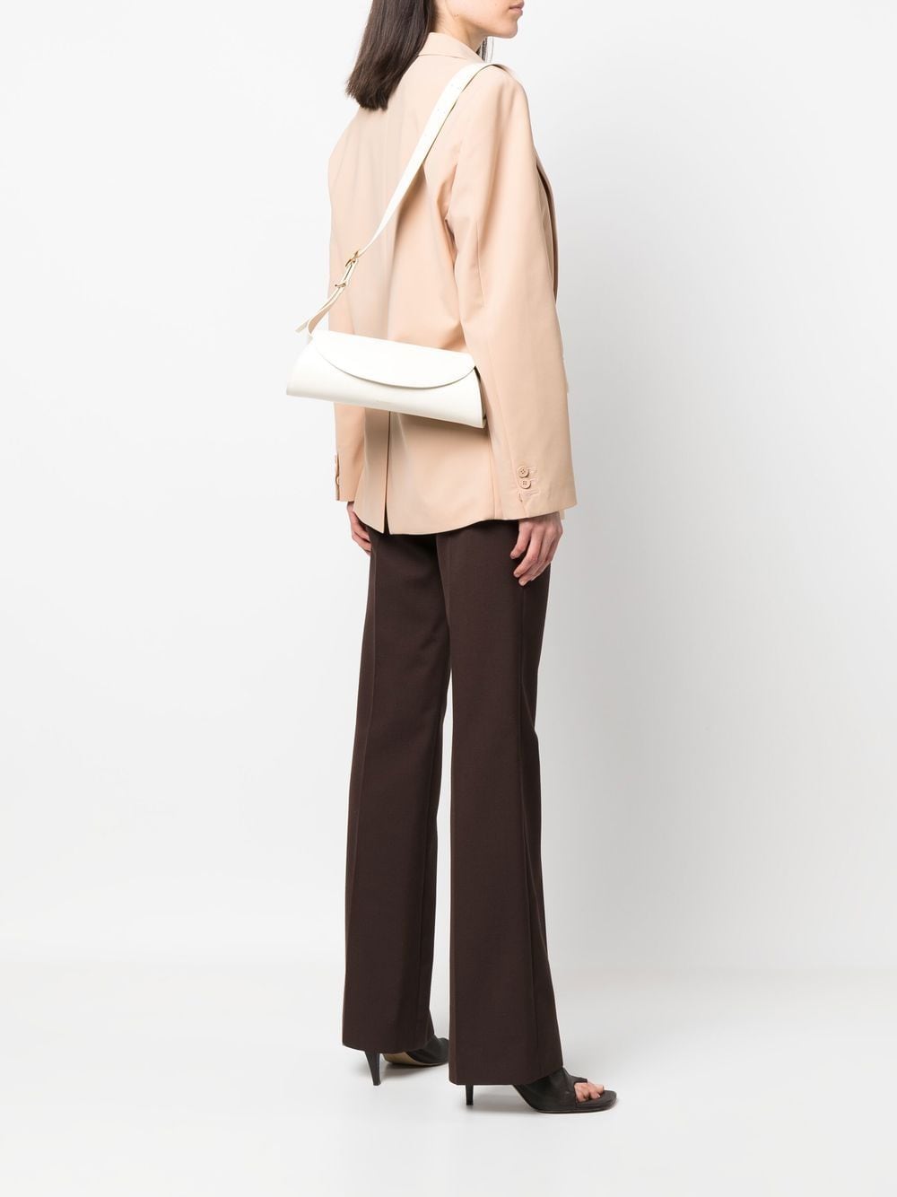 Jil Sander Women Cannolo Small Leather Shoulder JIL SANDER