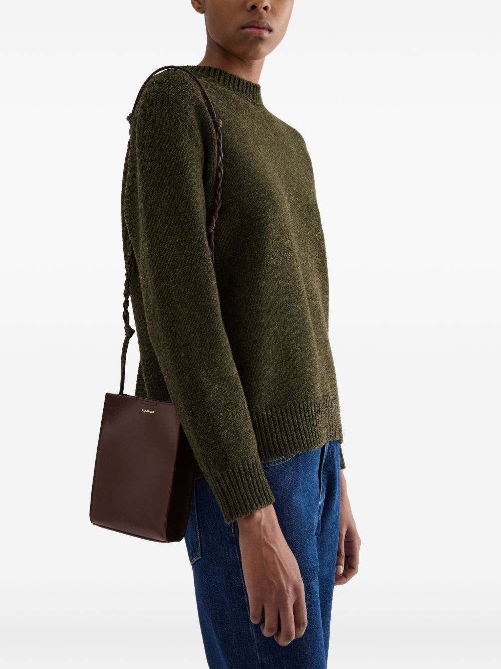 Jil Sander Women Tangle Small Leather Crossbody Bag JIL SANDER