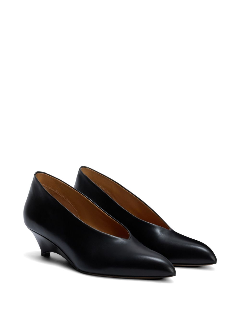Jil Sander Women Arc Leather Pumps JIL SANDER