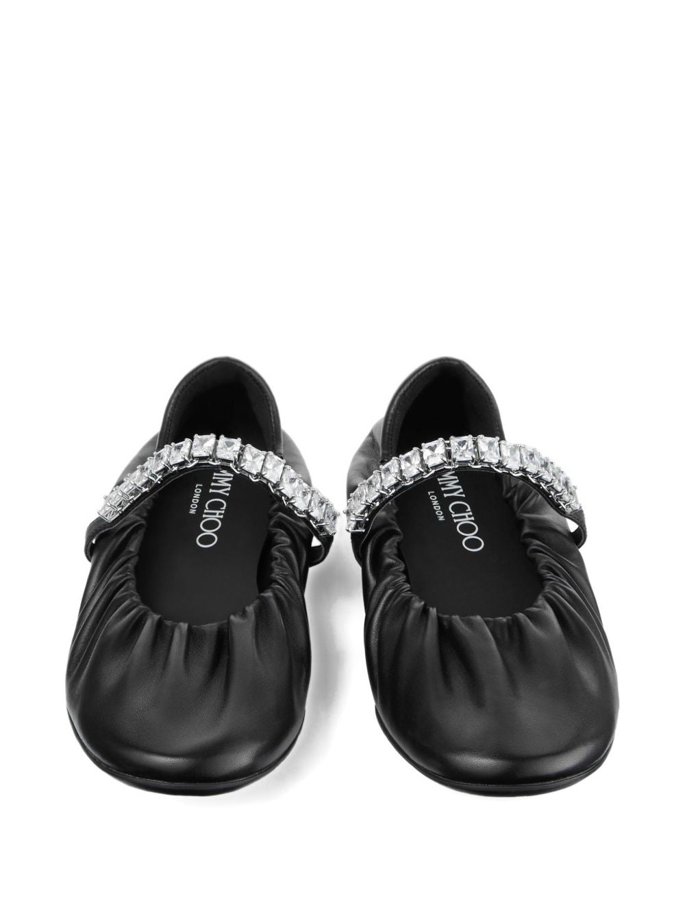 Jimmy Choo Women Jade Leather Ballets JIMMY CHOO