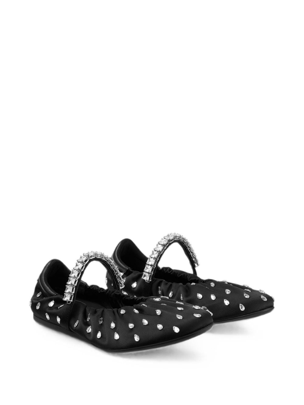 Jimmy Choo Women Jade Leather Ballets JIMMY CHOO